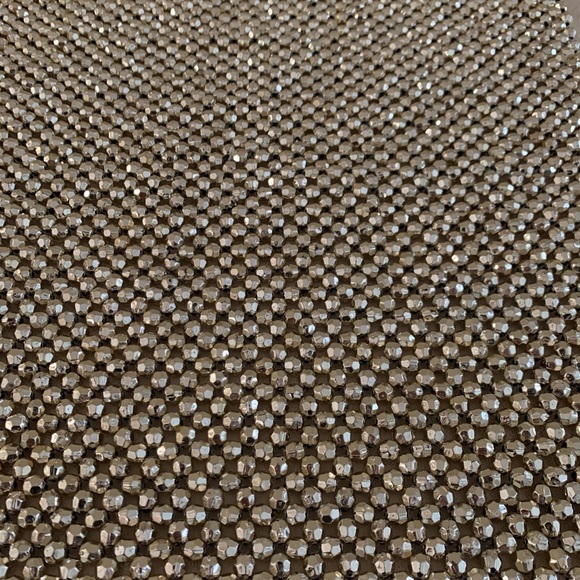 Tahari Beaded Table Runner Centerpiece 13x36 Gold - Picture 2 of 6